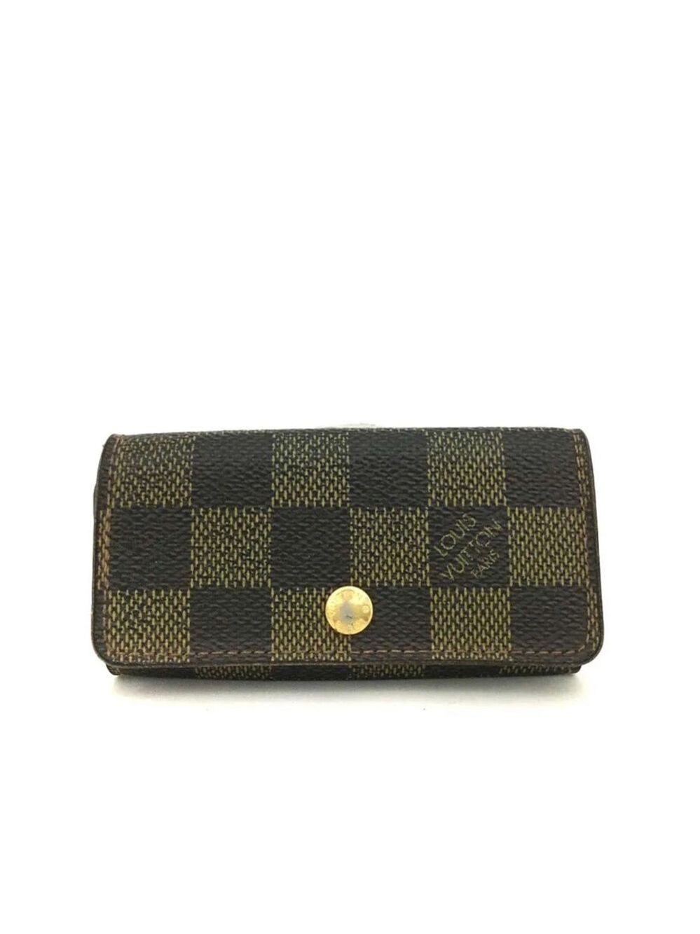 Authentic Louis Vuitton Damier Multicles 4 Ring Key Case
